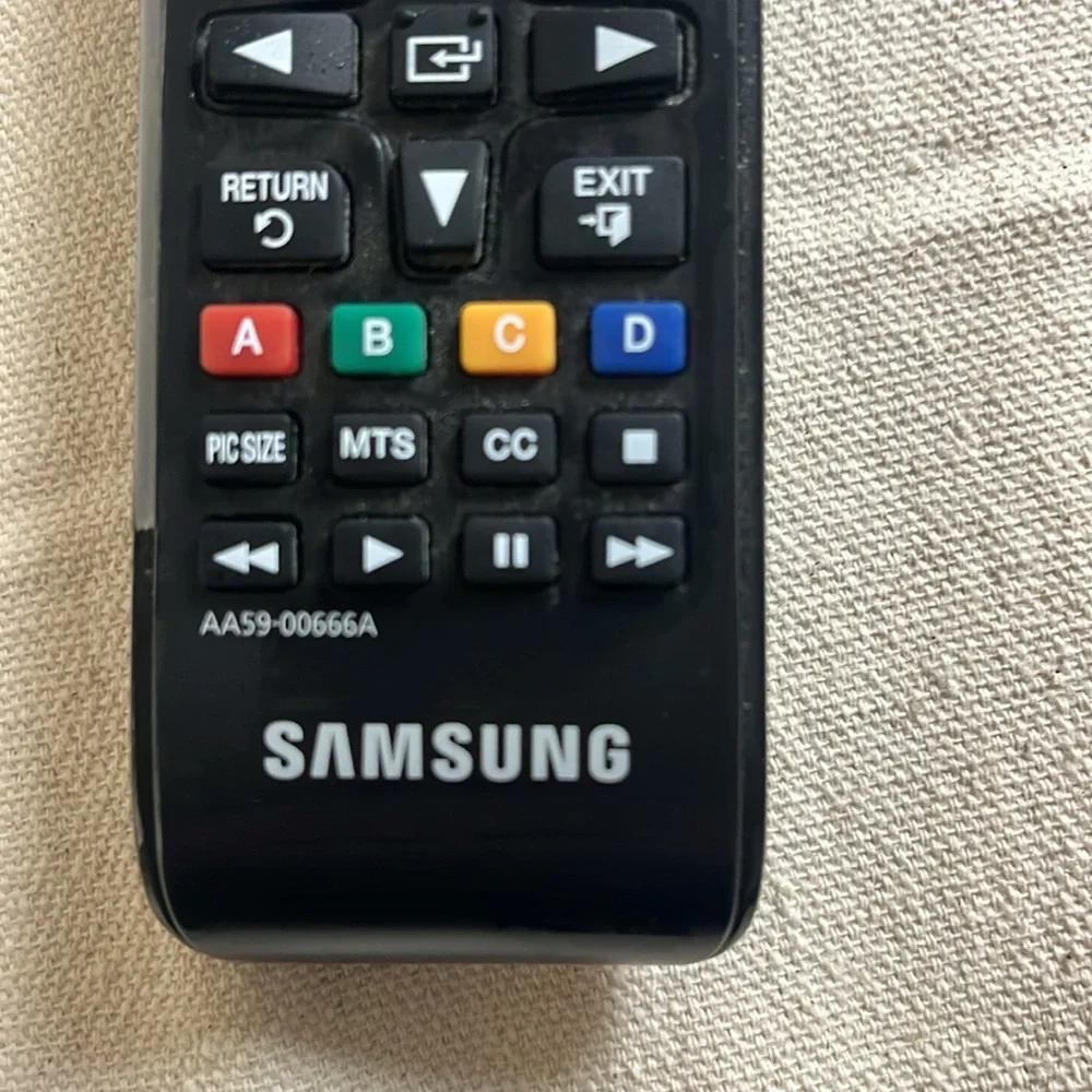 Samsung TV Remote Control Black Tested AA59-00666A Replacement